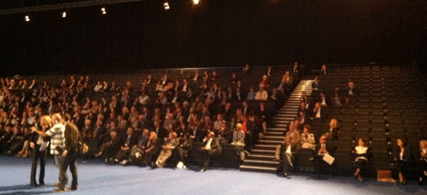 Party conference - empty seats
